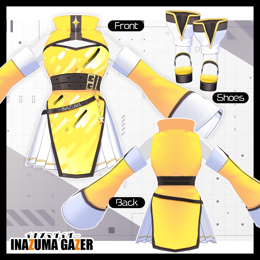 【VRoid衣装】イナズマゲイザー