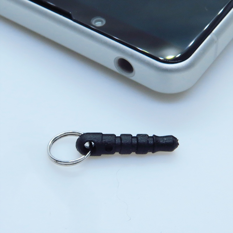 マスク・スマホチャーム アンティークシルバー フェザーとメタルビーズを組合せたチャーム 金具変更可 ジャックピン追加可