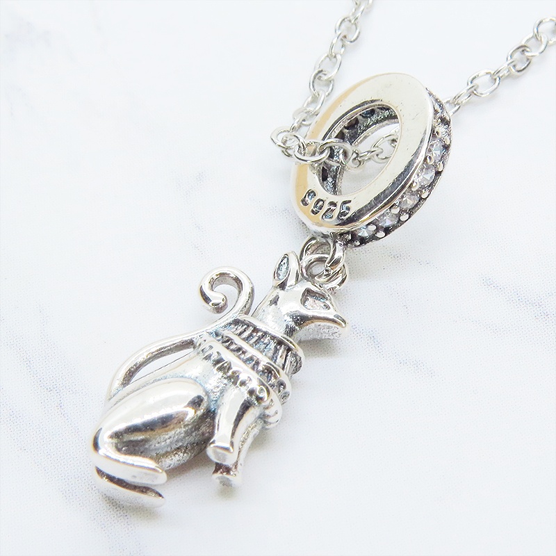 シルバー925 バステト 猫の神様 エジプト 猫モチーフ バングル&ブレスレット