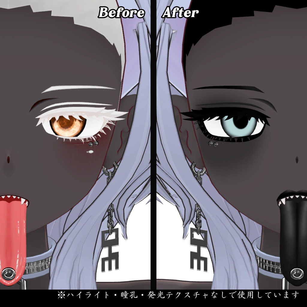【豺狼専用】Gothic Makeup&Eye Texture