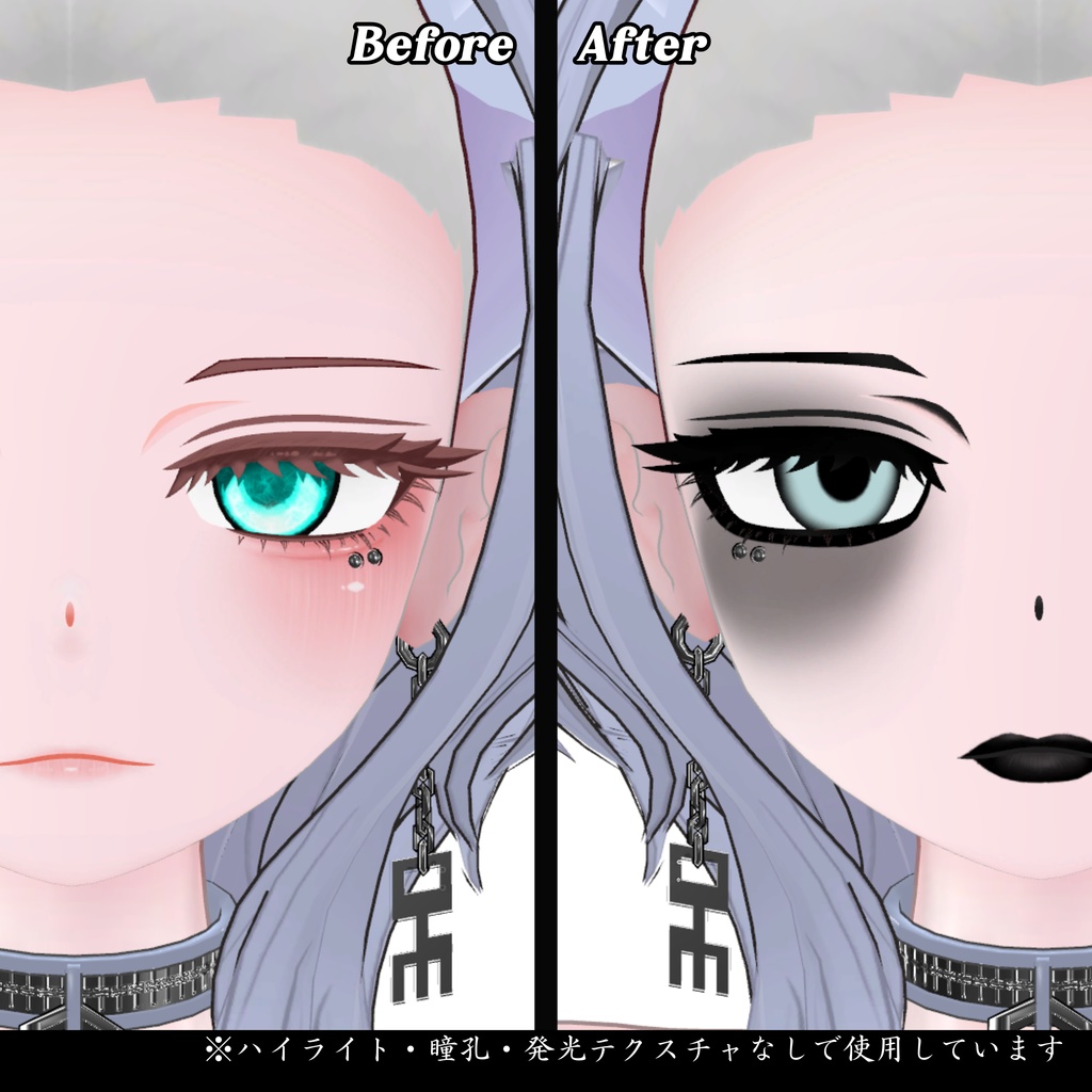 【豺狼専用】Gothic Makeup&Eye Texture