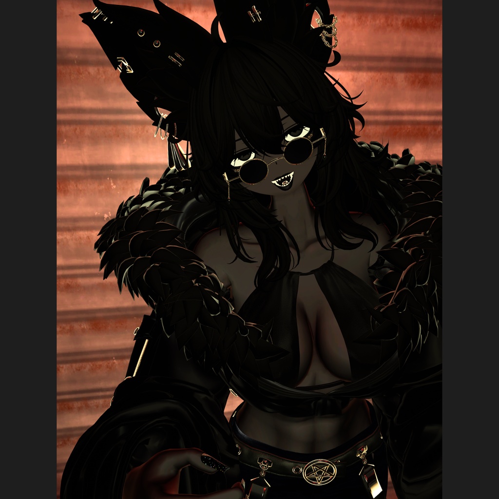 【豺狼専用】Gothic Makeup&Eye Texture