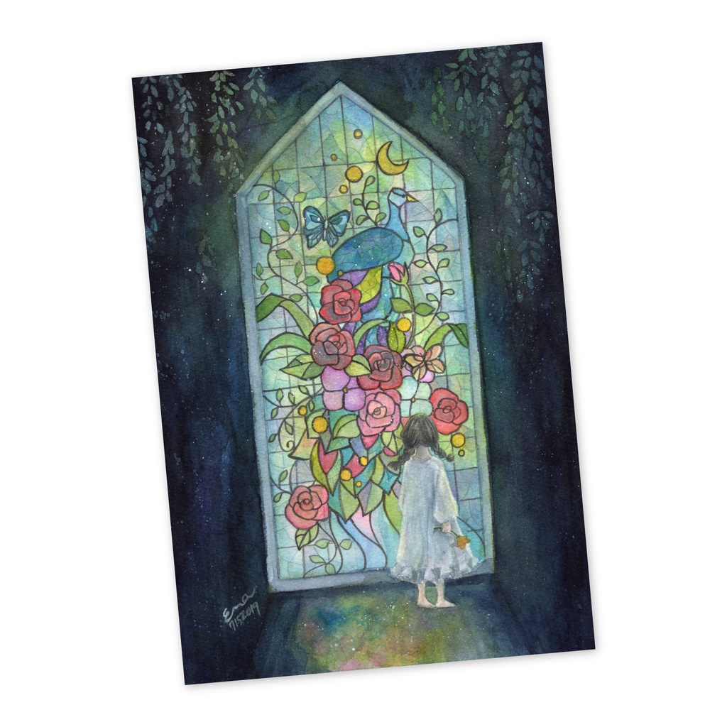 ♦︎POSTCARD｜月夜の魔法