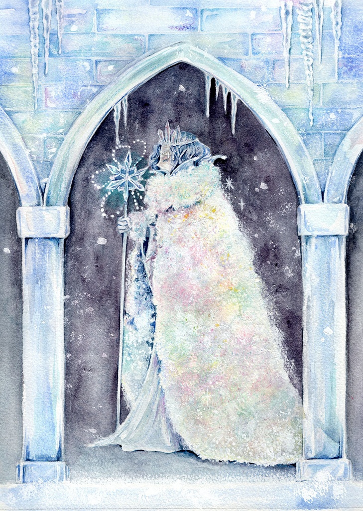 【絵画】雪の女王