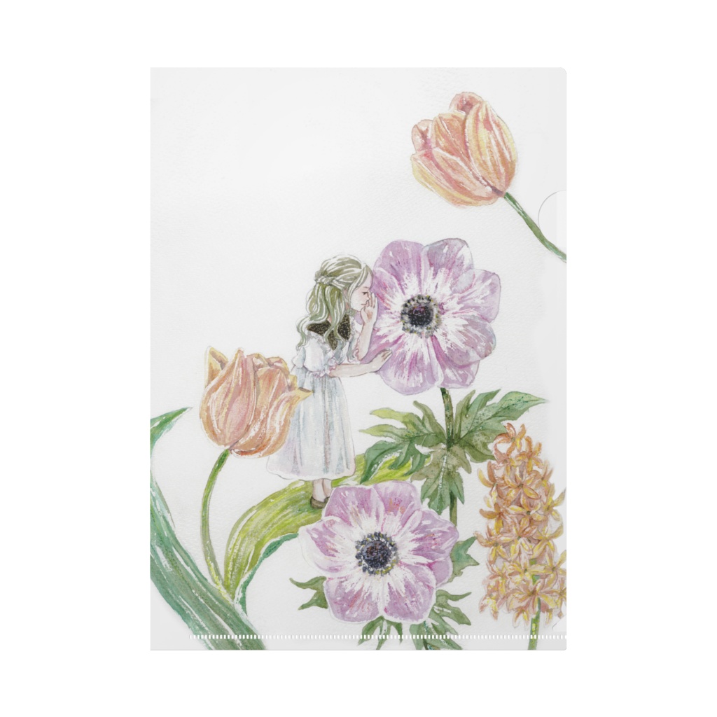 ◆クリアファイル「イーダちゃんの花」