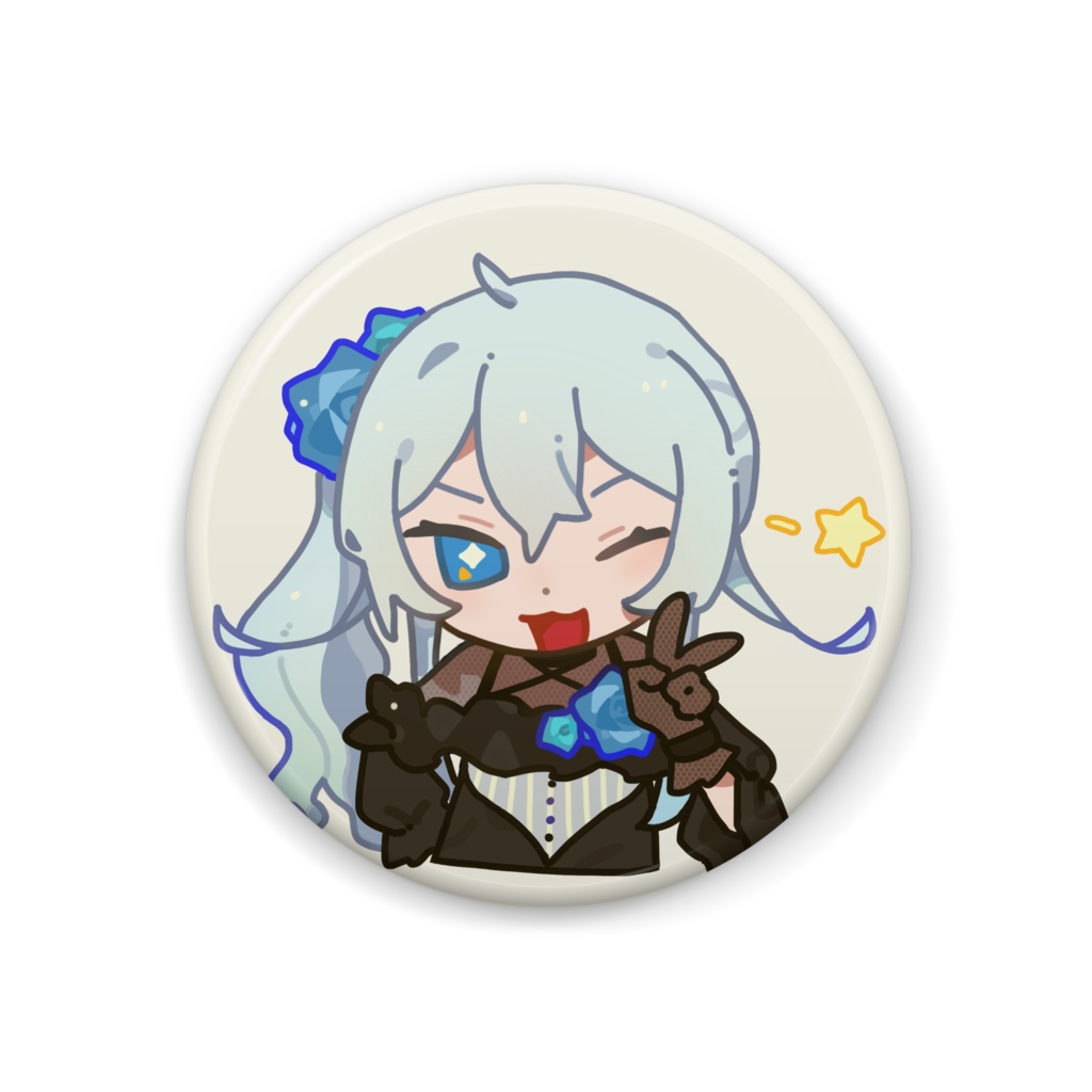 【非公式】雪城眞尋缶バッジ