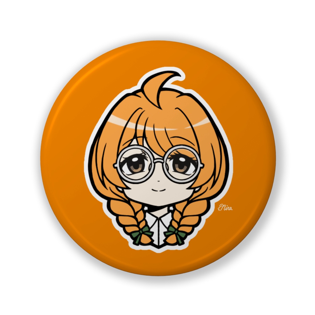 オリキャラ缶バッジ - 実夏(みかん)