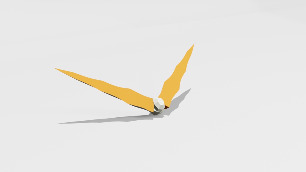 【VRChat想定】開くユニコーンの角 3Dモデル