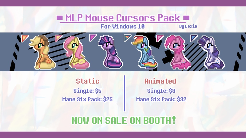 Mlp Mouse Cursors Pack Static Lexieshop Booth