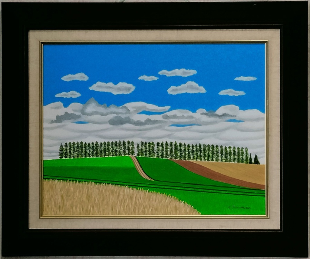 ★美瑛マイルドセブンの丘・肉筆油彩画・F6キャンバス