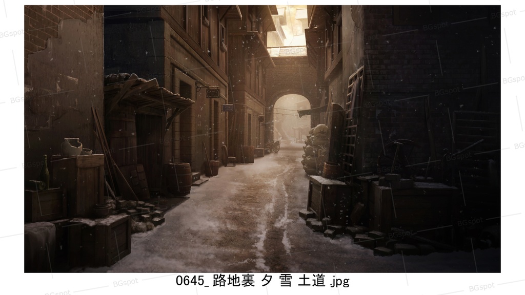 BG_21_汚い裏路地(土道ver)(雪ver)