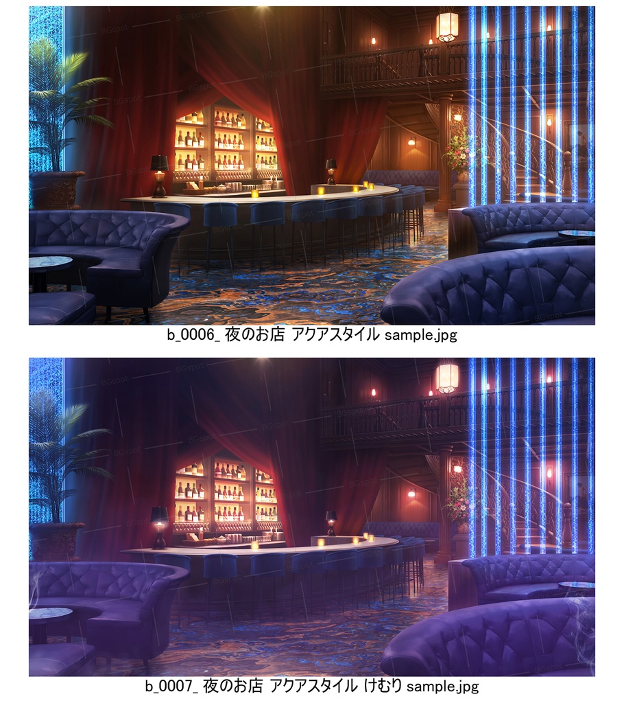 🗂️おまとめ版(フルセット)【BG_22_街の薬屋さんと夜のお店ver2.0】