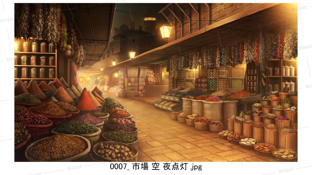 BG_23_スパイス香る市場ver1.0(空バージョン)