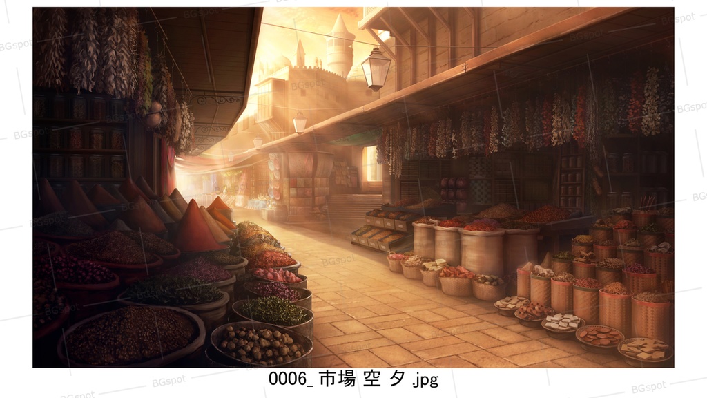BG_23_スパイス香る市場ver1.0(空バージョン)