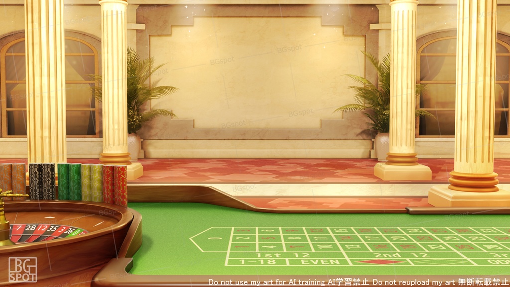 【🗂️おまとめ版(フルセット)&🖼️ 個別販売 】BG_26 歓楽街のカジノ ver1.0
