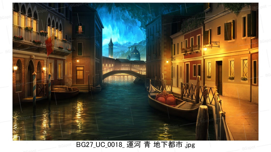 🖼️ 個別販売 【BG_27 運河の風景 ver1.0】