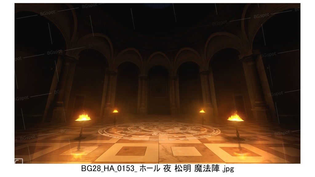 🖼️ 個別販売 【BG_28 王族の浴場 ver1.0】ホール