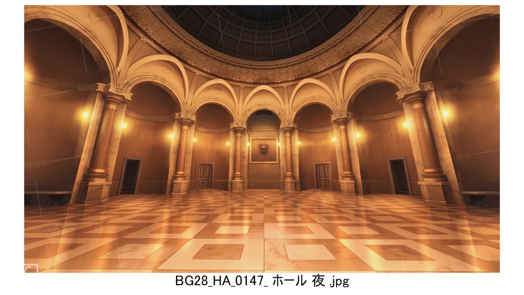 🖼️ 個別販売 【BG_28 王族の浴場 ver1.0】ホール