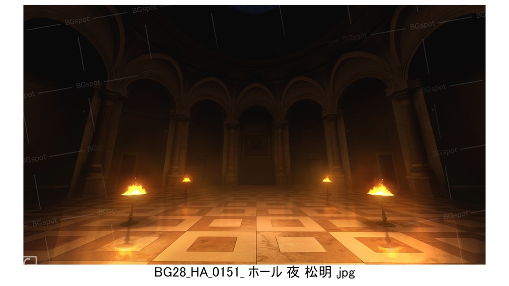 🖼️ 個別販売 【BG_28 王族の浴場 ver1.0】ホール