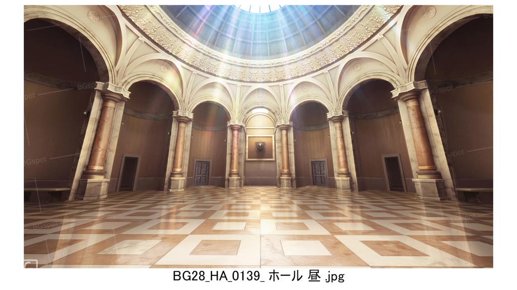 🖼️ 個別販売 【BG_28 王族の浴場 ver1.0】ホール