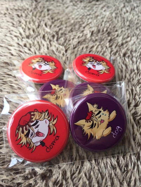 ﾄﾞﾏ缶バッチセット