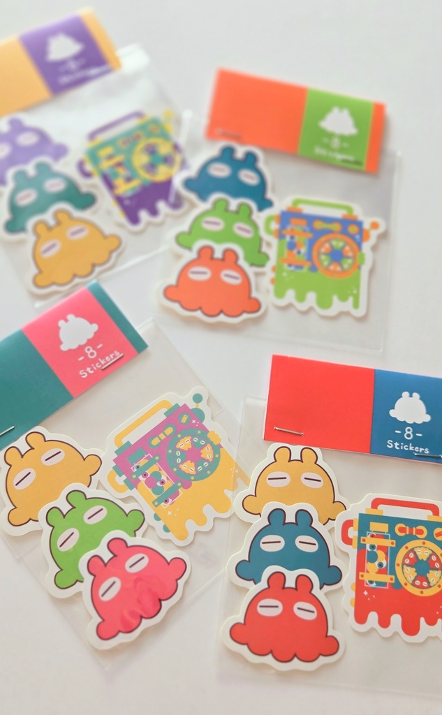 メンダコフレークシール