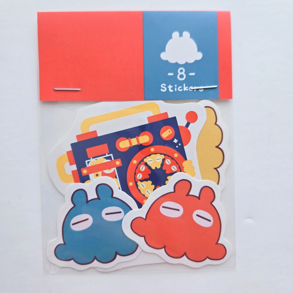 メンダコフレークシール