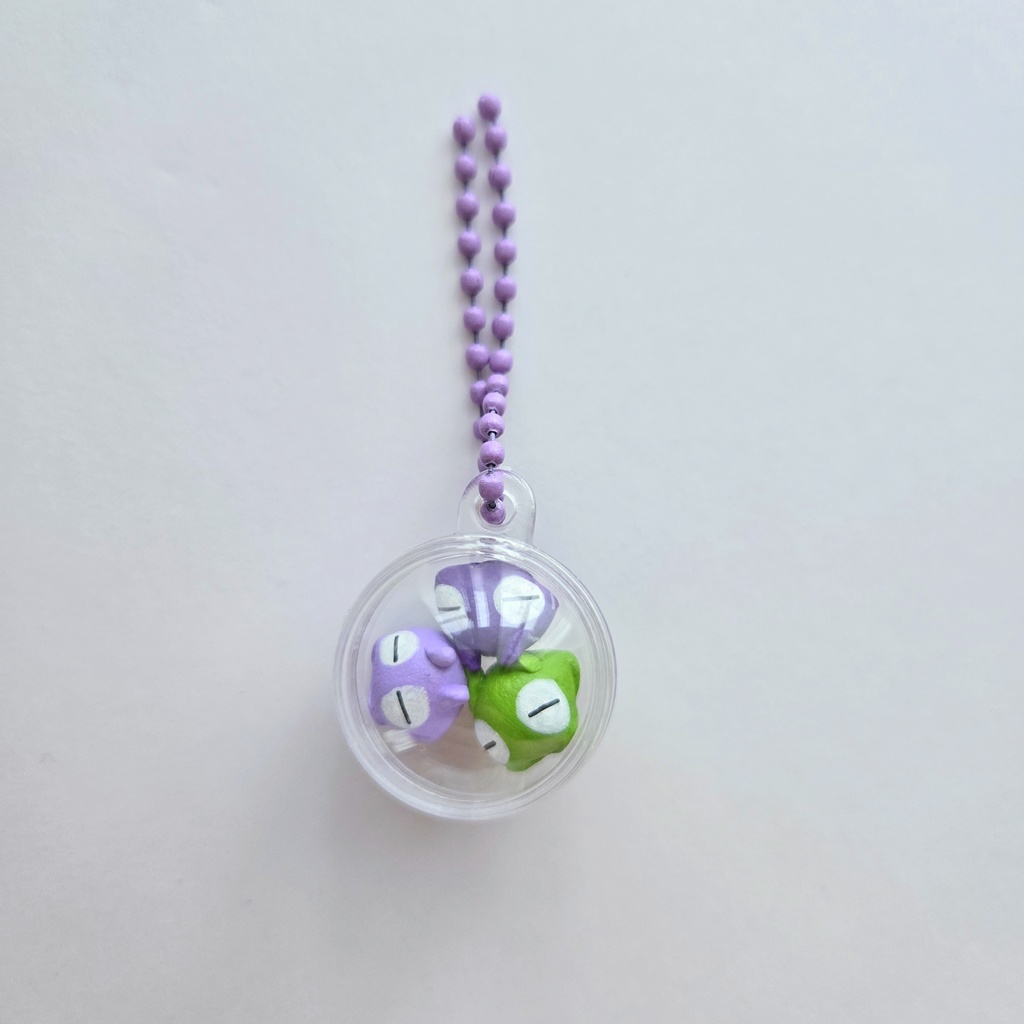 メンダコカプセルキーホルダー(3匹入り)