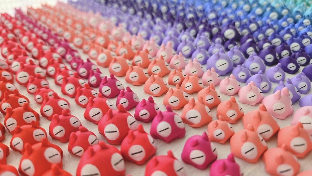 メンダコカプセルキーホルダー(3匹入り)