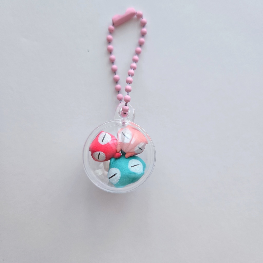 メンダコカプセルキーホルダー(3匹入り)