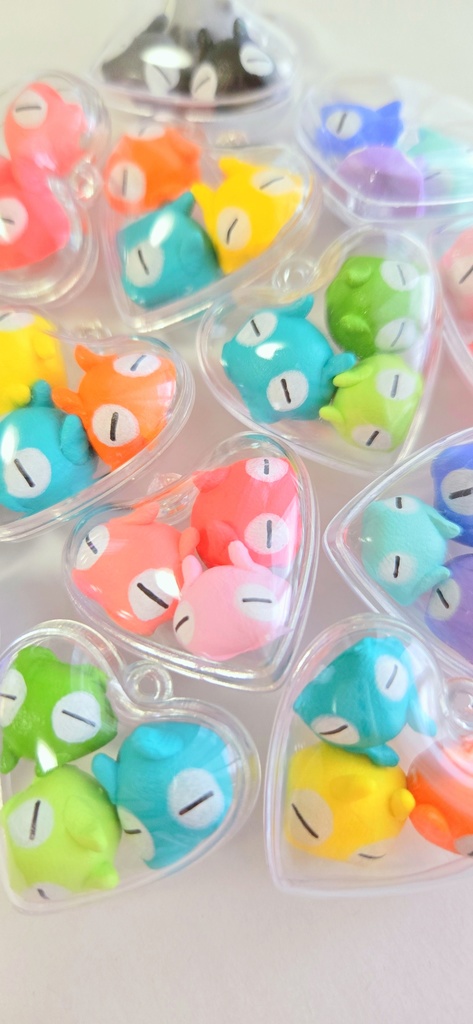 メンダコカプセルキーホルダー 【ハート型】