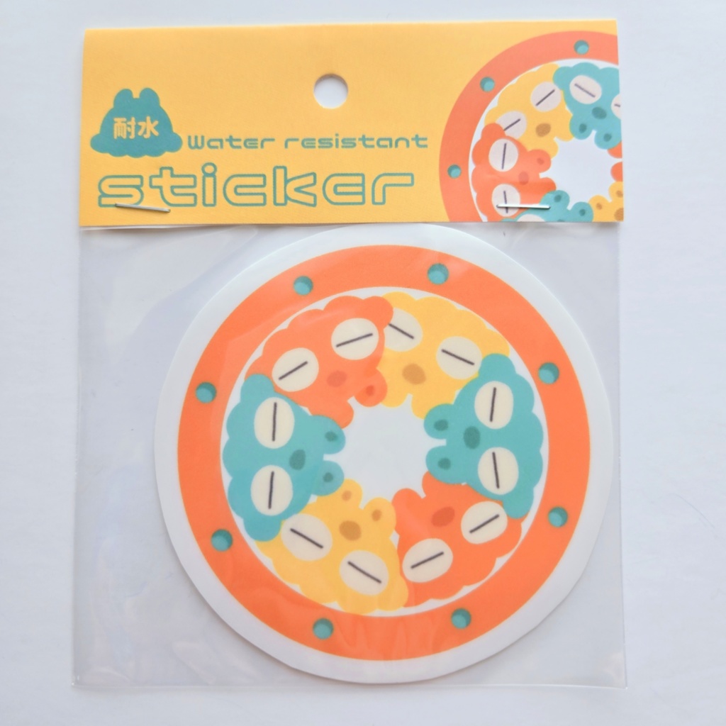耐水ステッカー