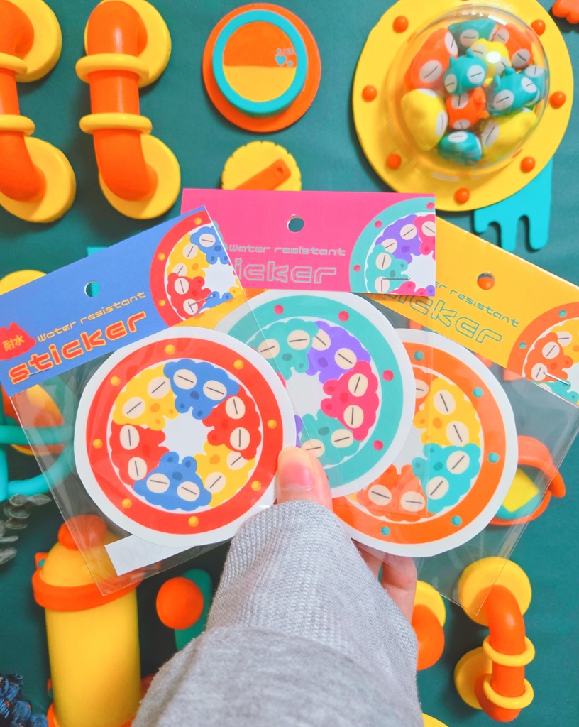 耐水ステッカー