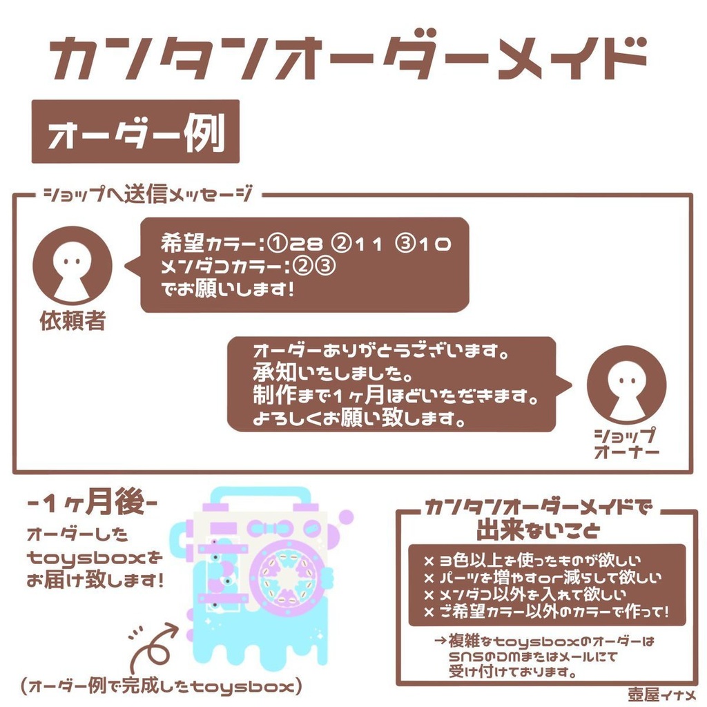 -toys box-簡単オーダーメイド