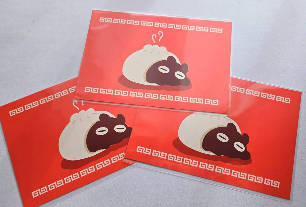 餡まんメンダコ　ポストカード