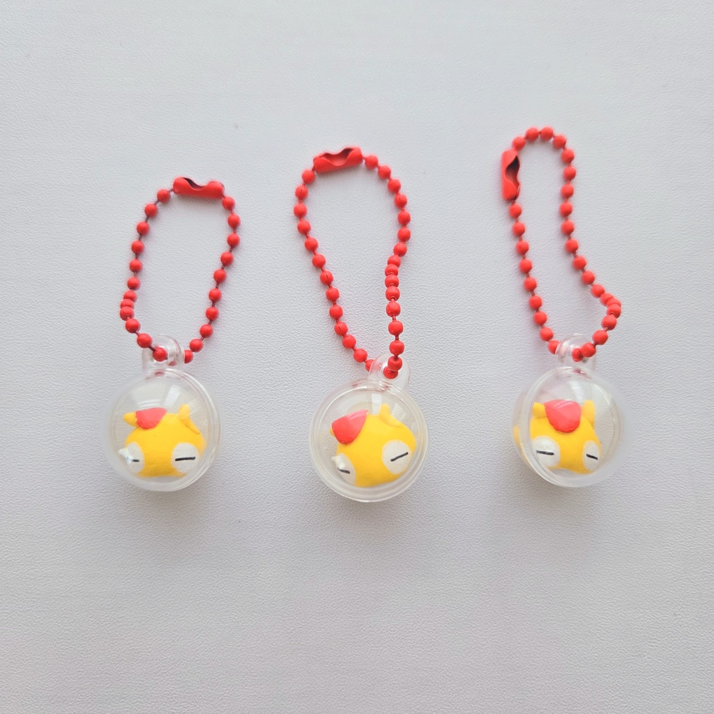 オムライスメンダコ　-カプセルキーホルダー-