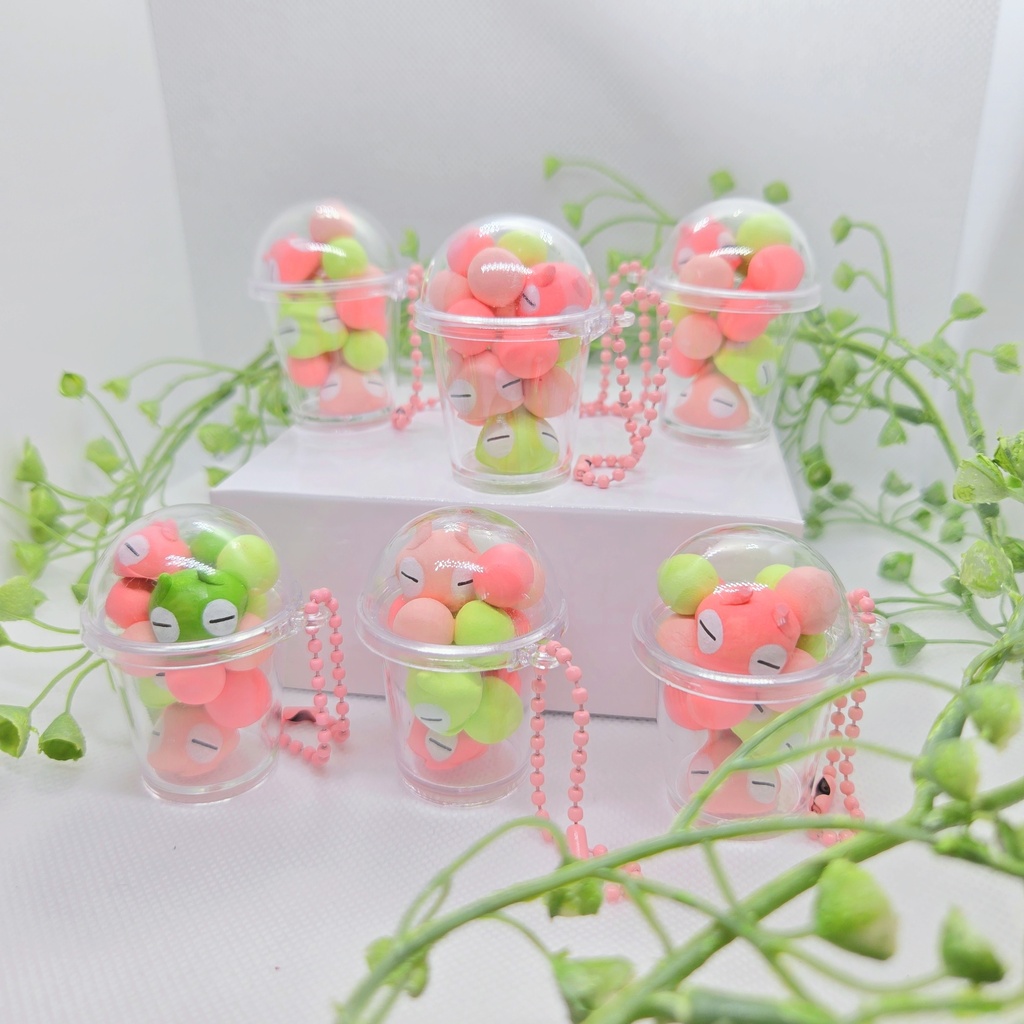 ドリンクカップメンダコキーホルダー