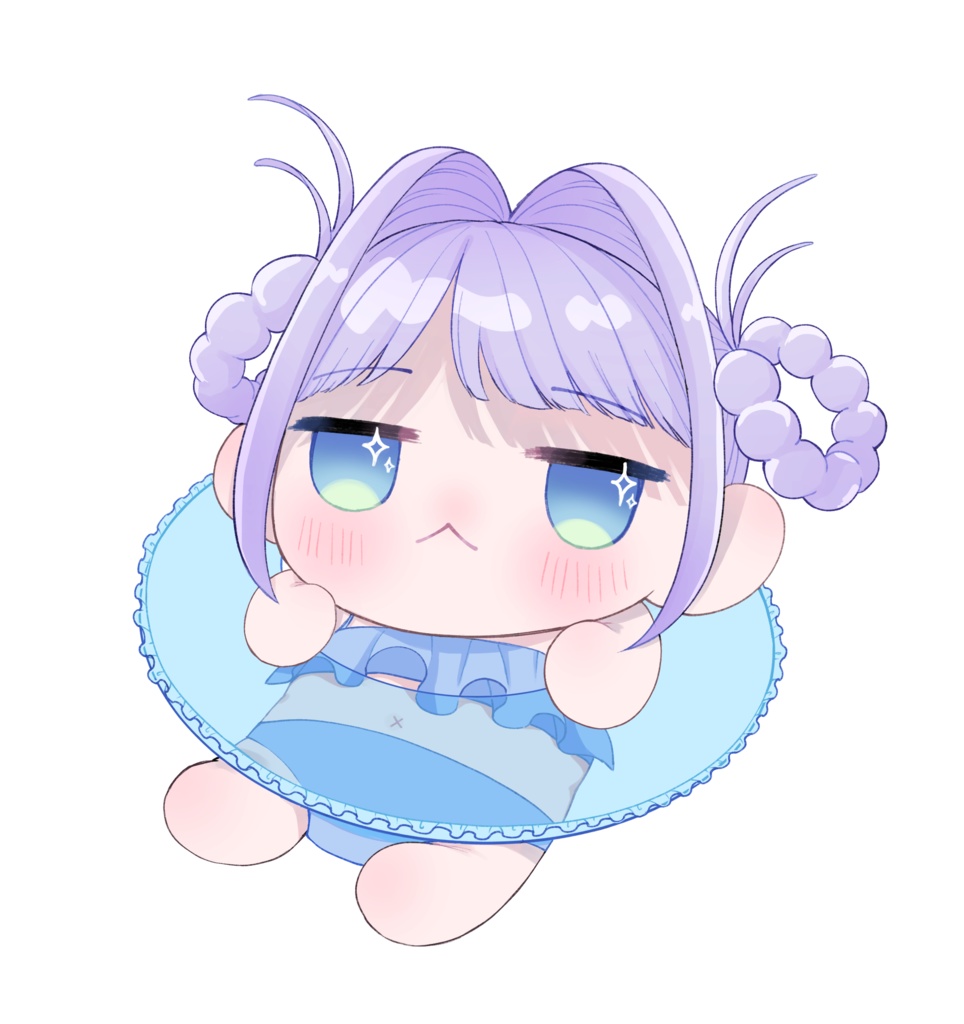 オリジナルアクキー『ぷかぷか巡ちゃん』