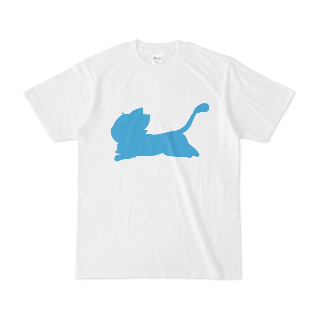 【シンプル】ぬめねこシルエットTシャツ