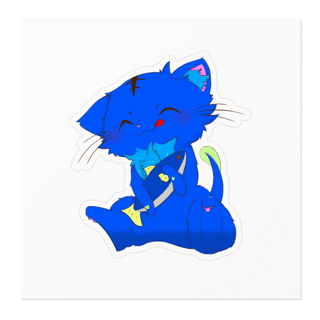 滑猫ステッカー vol.01