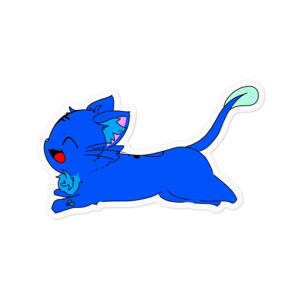 滑猫ステッカー vol.02