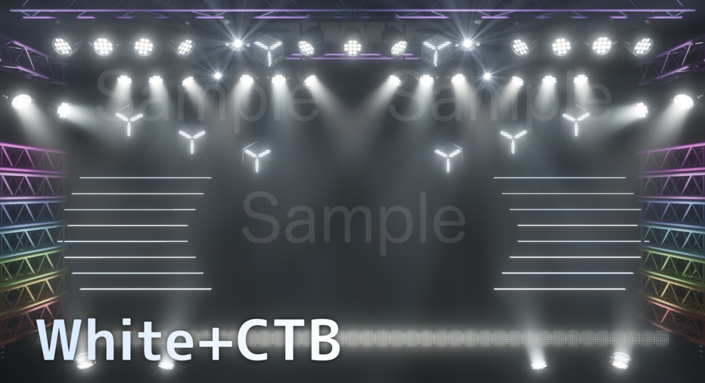 【配信素材】ライブハウス風背景素材【基本パック】