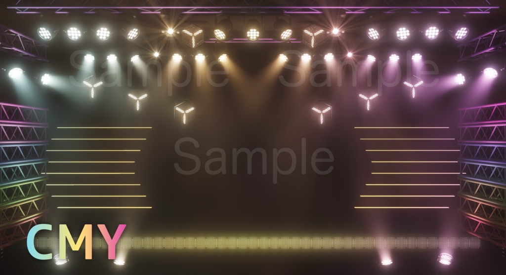 【配信素材】ライブハウス風背景素材【基本パック】