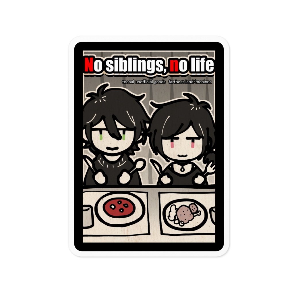 アンドリューとアシュレイのステッカー