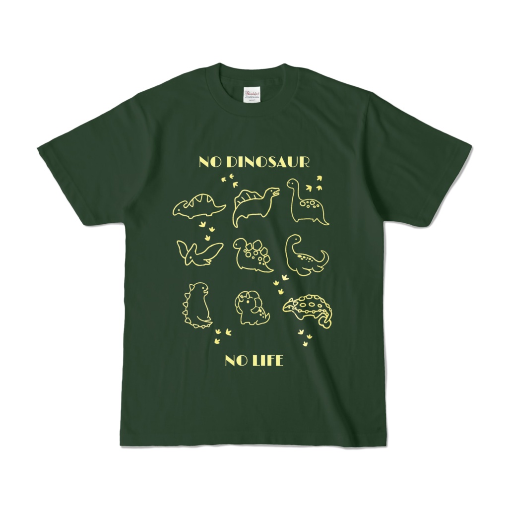 きょうりゅうと生きてゆくTシャツ