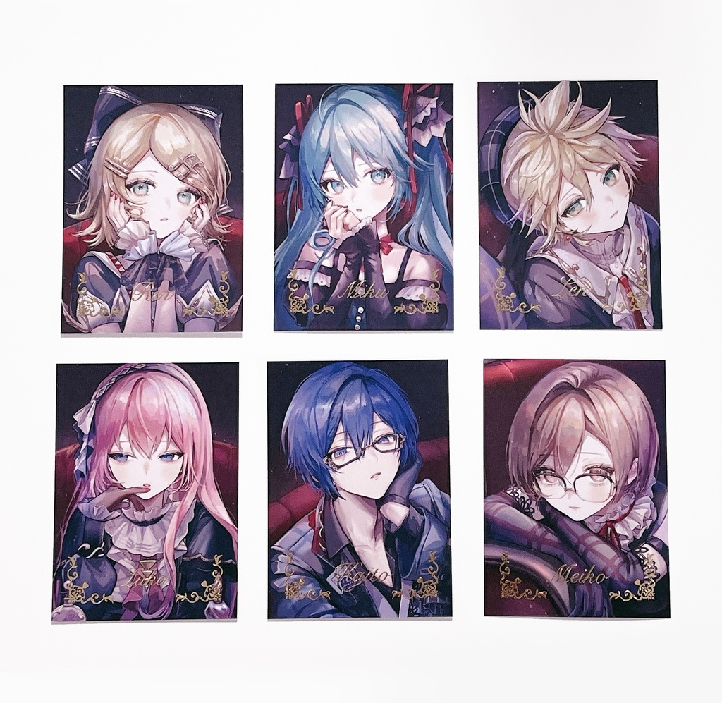 【予約販売】バーチャルシンガー 箔カードセット