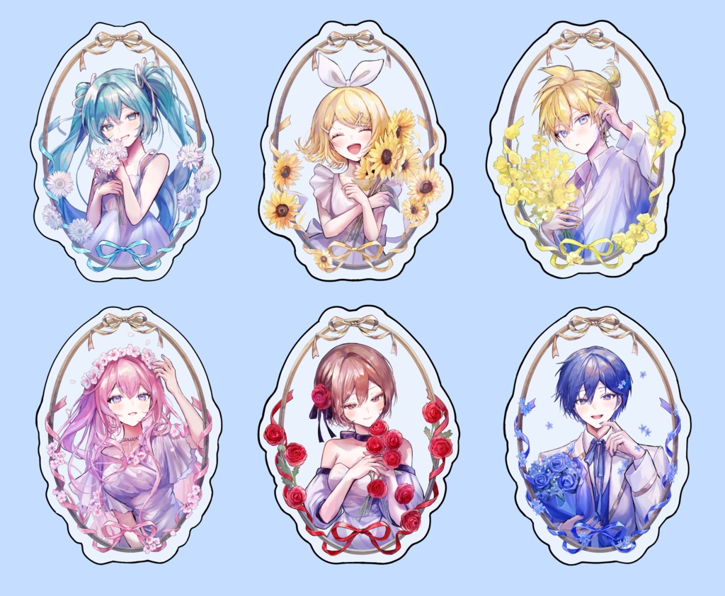 【単品】クリアシール6種