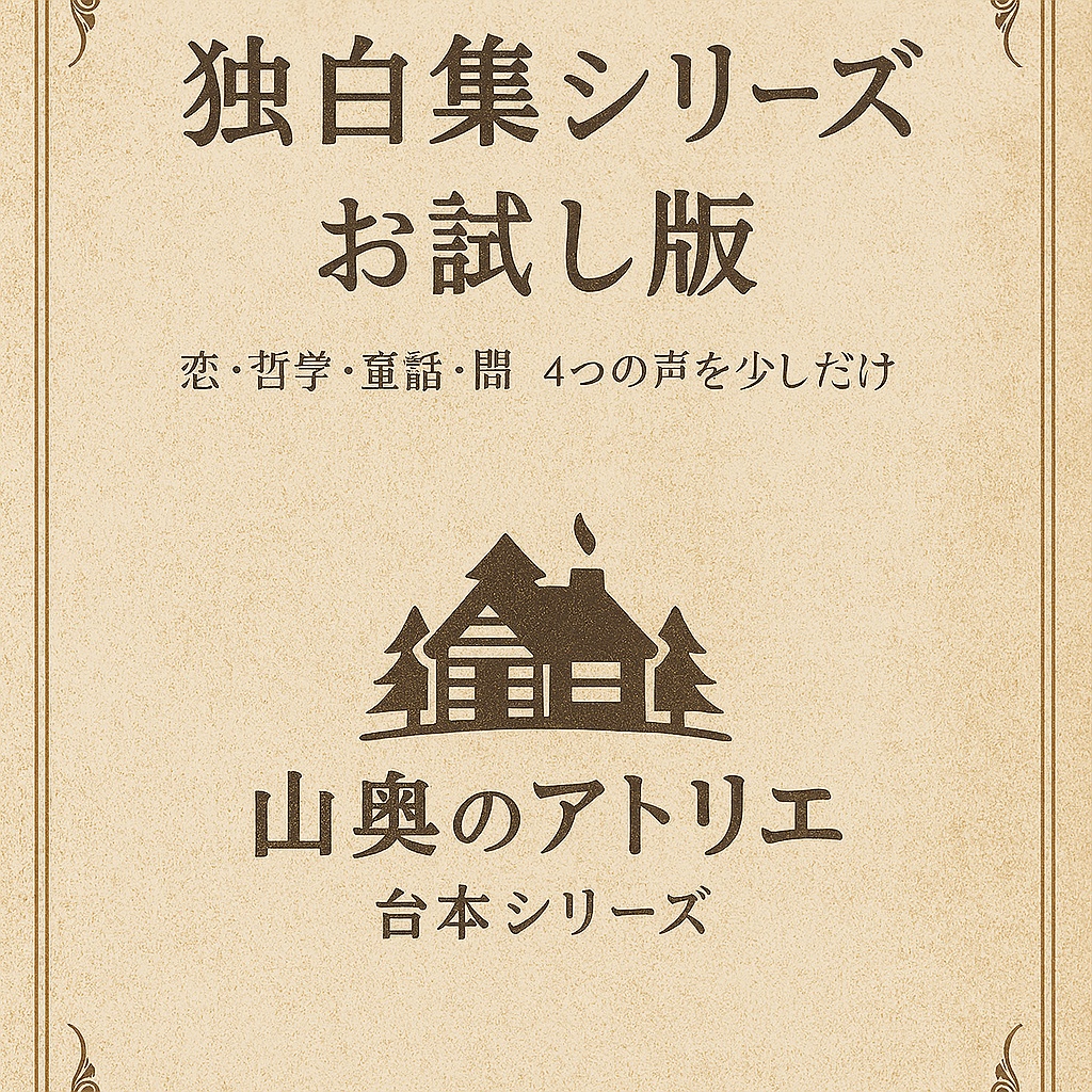 独白集シリーズVoL.1 お試し版