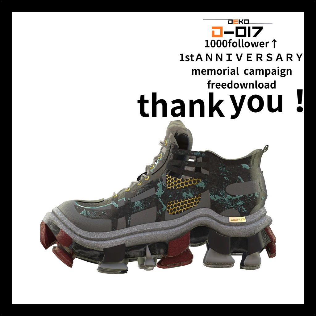 【無料】DK_017【1Stanniversary&1000follower達成キャンペーン】