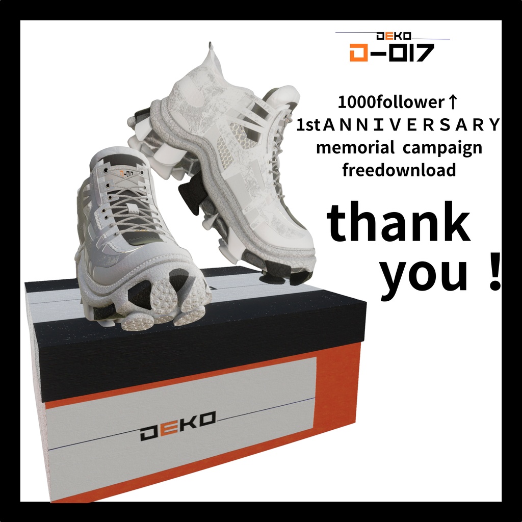 【無料】DK_017【1Stanniversary&1000follower達成キャンペーン】